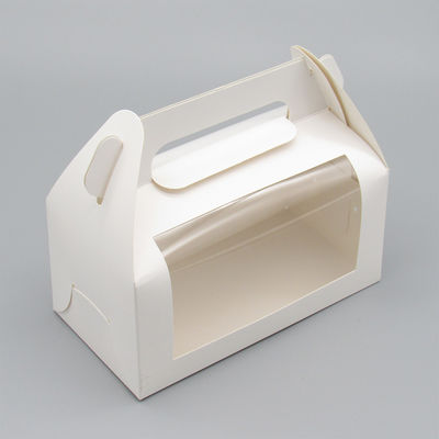Boîte à gâteaux pliante en papier Kcraft personnalisée avec boîte-cadeau à fenêtre et certifiée ISO9001