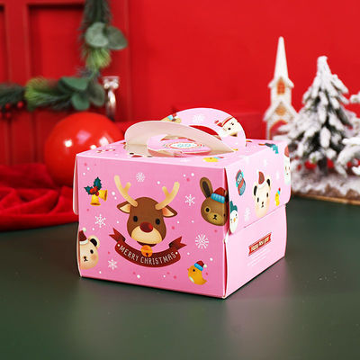 Vendre 4 6 8 10 12 14 pouces Alibaba cuisson de nourriture biscuits dessert boîtes de gâteau avec poignée