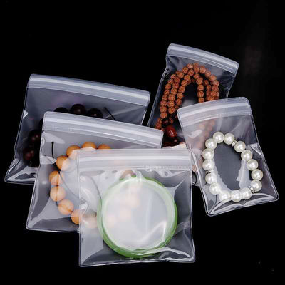 Sacs à fermeture à glissière en plastique LDPE personnalisés pour emballage de bijoux autodégradables