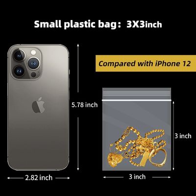 Sacs à fermeture à glissière en plastique transparent avec logo personnalisé et impression d'emballage 1-12 couleurs