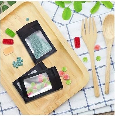 Cas de logo personnalisé Opp Packaging transparent Sacs en plastique stratifiés Sacs recouvertables pour les produits cosmétiques