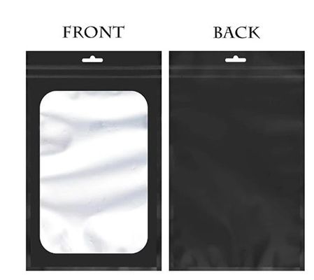 Cas de logo personnalisé Opp Packaging transparent Sacs en plastique stratifiés Sacs recouvertables pour les produits cosmétiques