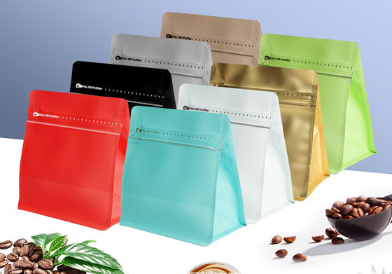 Produit imprimé sur mesure pur LDPE Sac d'emballage de grains de café pour autres aliments Sac de thé Noix
