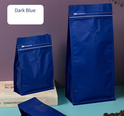 Arrivées 8 sacs à café en aluminium avec vanne et fermeture à glissière