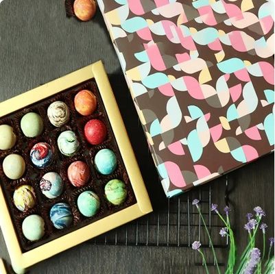Personnaliser les cadeaux de la Saint Valentin Doux bonbons Petite boîte de chocolat Emballage avec fermeture magnétique
